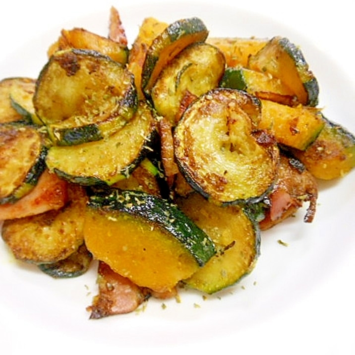 かぼちゃとズッキーニのクレソルソテー レシピ 作り方 By アルプスの乙女 楽天レシピ